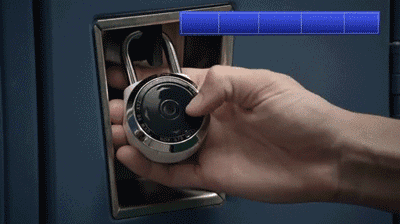 1600萬種密碼組合，科技感十足的觸控密碼鎖